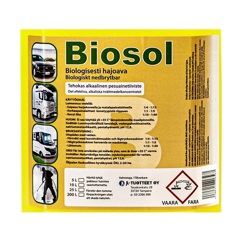 Biosol Ekologinen Pesuaine 200 L 3 Biosol Ekologinen Pesuaine 200 L