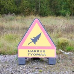 Hakkuutyömaa Varoitusmerkki, Kolmiojalka VL159 -Petzl Kauppa q757 hakkuutyomaa kolmijalka 2