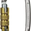 CT Oval-Trilock Karbiini, Teräs -Petzl Kauppa r834